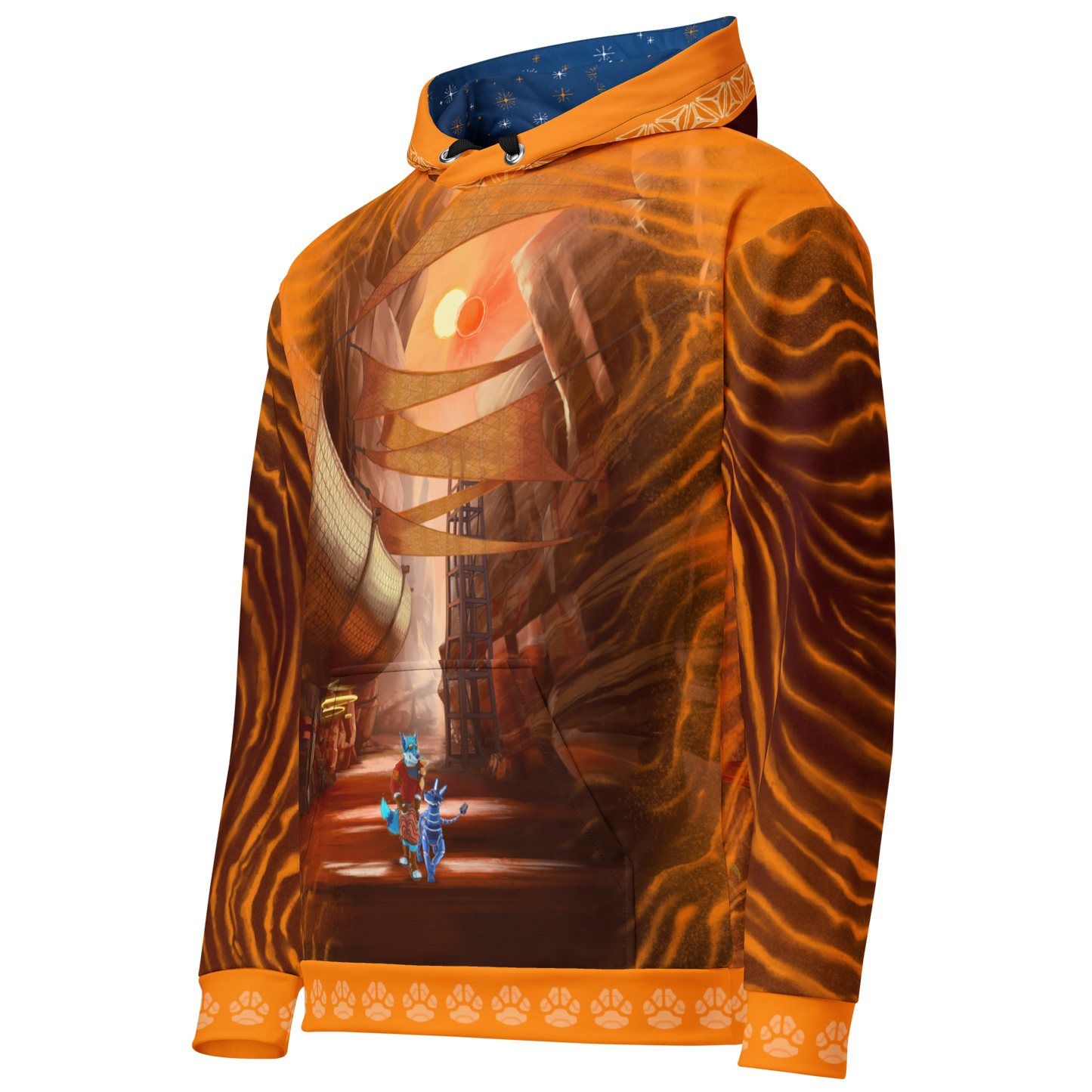Furality Umbra hoodie angled front view