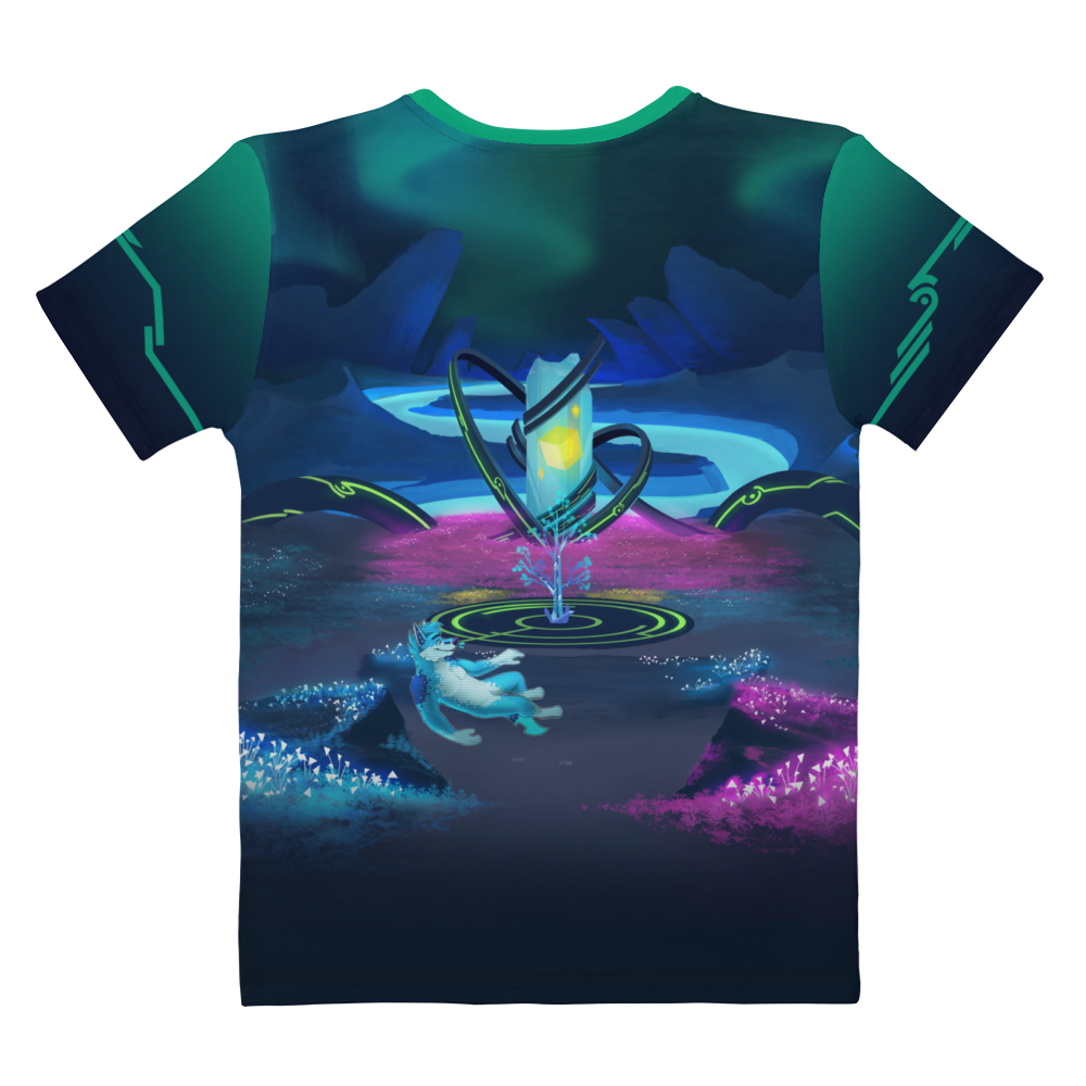 Furality Aqua Women's Fit T-Shirt