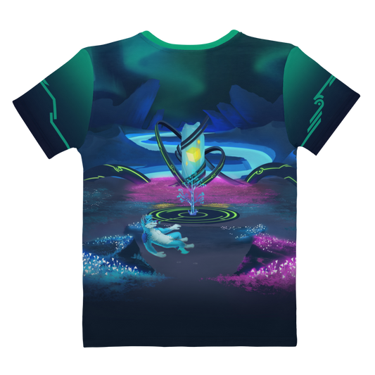 Furality Aqua Women's Fit T-Shirt