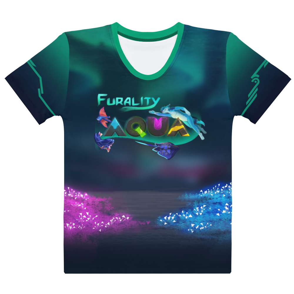 Furality Aqua Women's Fit T-Shirt