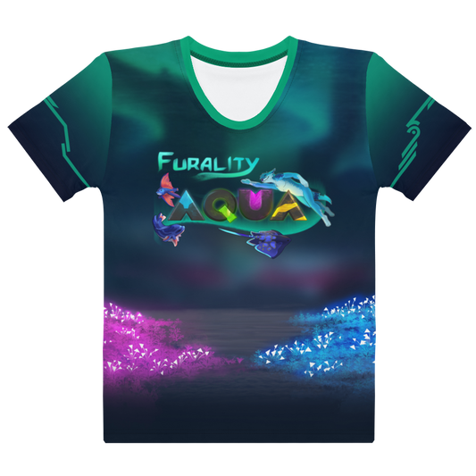 Furality Aqua Women's Fit T-Shirt